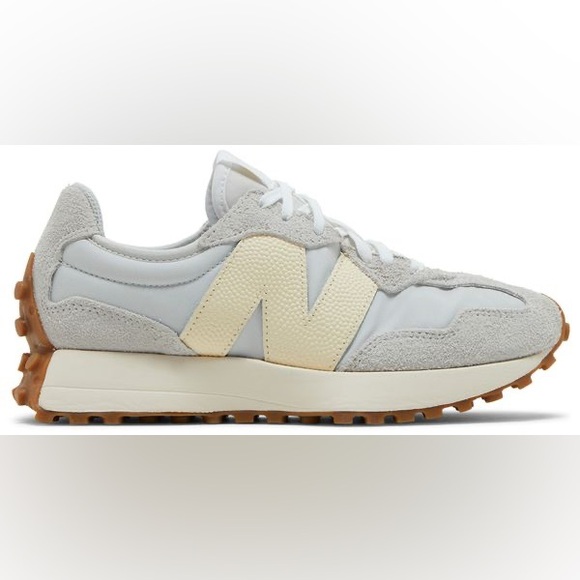 New Balance 327 Summer Fog Gum Trainers - Picture 1 of 6